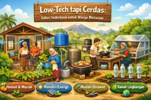 Teknologi Low-Tech tapi Cerdas, Teknologi Sederhana Untuk Warga Mataram