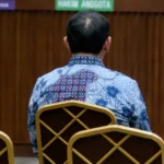 Basuki Tjahaja Purnama Ahok memberikan kesaksian di persidangan kasus tata kelola minyak Pertamina di Pengadilan Tipikor Jakarta 27 Januari 2026 Caption (Opsional di WordPress):