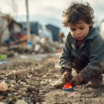gaza child playing toys