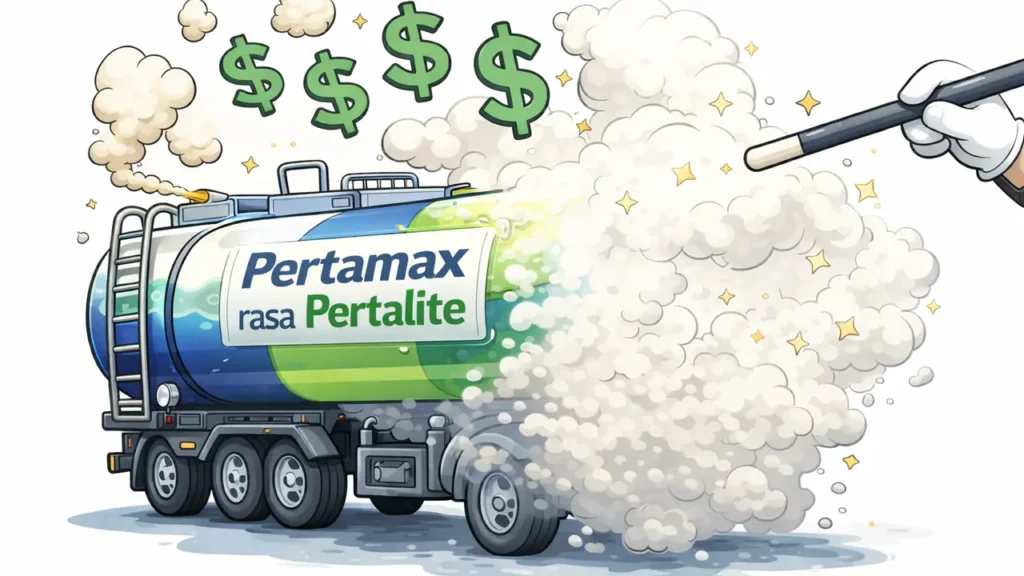 ilustrasi truk tangki bbm pertamax pertalite dalam polemik pengoplosan