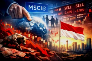 IHSG anjlok meski fundamental emiten relatif solid. Tekanan dipicu rebalancing MSCI dan isu free float yang mendorong arus jual asing di pasar saham Indonesia.