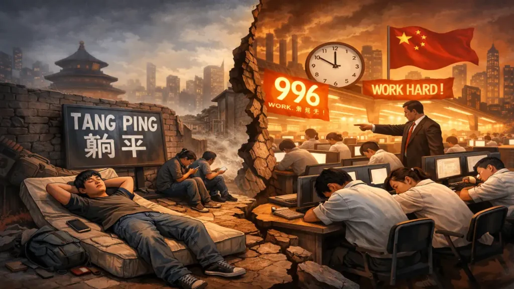 Hustle Culture di China Retak dari Dalam: Saat Generasi Muda Menolak “996”