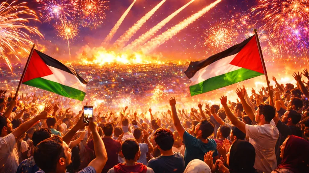 Rudal Iran di Langit Israel Dilihat Seperti Kembang Api oleh Sebagian Warga Timur Tengah