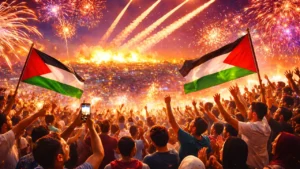 Rudal Iran di Langit Israel Dilihat Seperti Kembang Api oleh Sebagian Warga Timur Tengah