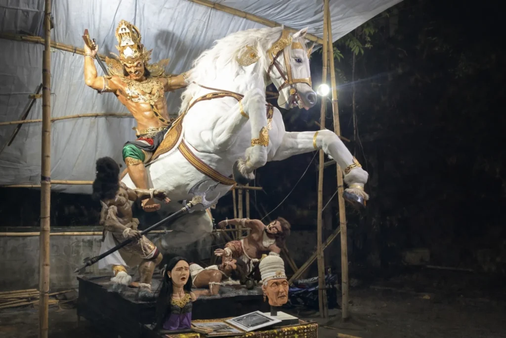 Berita acara penetapan pemenang lomba ogoh-ogoh se Kota Mataram 2026 oleh Aliansi Pemuda Hindu Lombok.