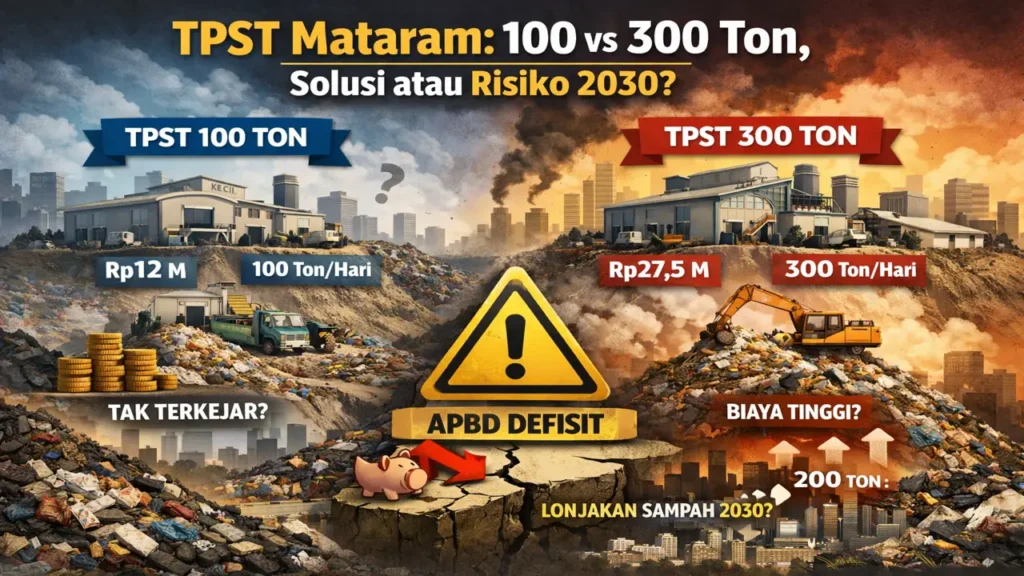 Rencana Pengelolaan Sampah Kota Mataram, Solusi atau Resiko 2030